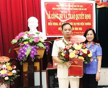 Lễ Công bố và trao Quyết định bổ nhiệm chức vụ Phó Viện trưởng tại một số...